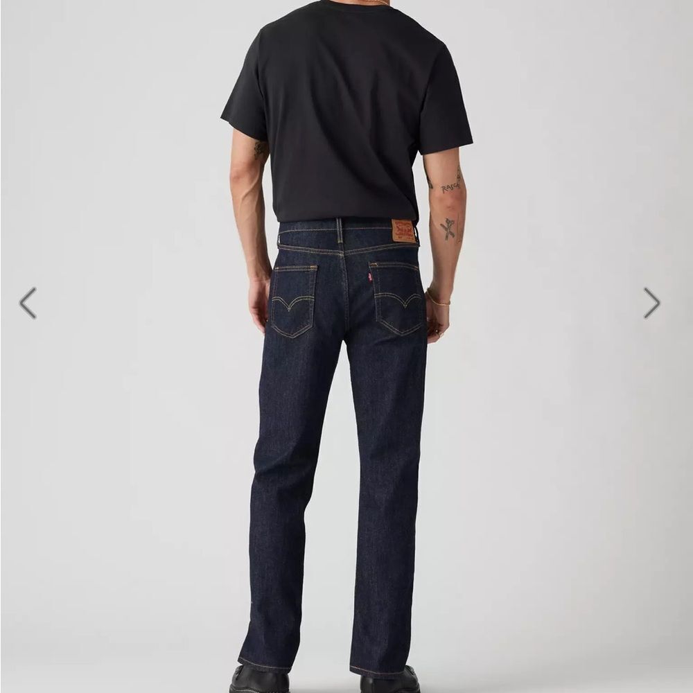 Levi's Men's 514 Straight Jeans, Dark Wash size 34/30. - Picture 8 of 8